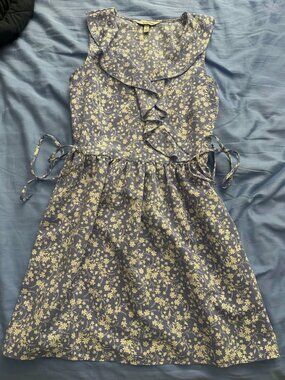 Speechless Blue Floral Summer/Spring Dress Junior's Large